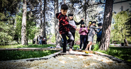 Tansarok nyílt a csíkszeredai központi parkban